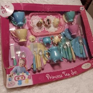 Princess Tea Set - Multicolor, New (The Box Is A Little Wrinkled)